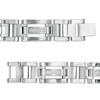 Thumbnail Image 2 of Men's 1/6 CT. T.W. Diamond Multi-Finish Triple Row Industrial Link Bracelet in Stainless Steel - 8.5"