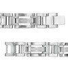 Thumbnail Image 3 of Men's 1/6 CT. T.W. Diamond Multi-Finish Triple Row Industrial Link Bracelet in Stainless Steel - 8.5"