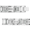 Thumbnail Image 2 of Men's 1/6 CT. T.W. Diamond Multi-Finish Triple Row Industrial Link Bracelet in Stainless Steel - 8.5"