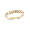 Thumbnail Image 1 of 1/4 CT. T.W. Diamond Marquise-Shaped Double Row Stackable Band in 10K Gold