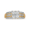 Thumbnail Image 3 of 2 CT. T.W. Quad Princess-Cut Diamond Engagement Ring in 10K Gold