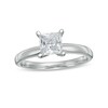 Thumbnail Image 1 of 1 CT. Princess-Cut Diamond Solitaire Engagement Ring in 10K White Gold (J/I3)