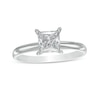 Thumbnail Image 0 of 1 CT. Certified Princess-Cut Lab-Created Diamond Solitaire Engagement Ring in 14K White Gold (F/VS2)