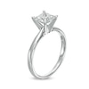 Thumbnail Image 2 of 1 CT. Certified Princess-Cut Lab-Created Diamond Solitaire Engagement Ring in 14K White Gold (F/VS2)