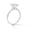 Thumbnail Image 3 of 1 CT. Certified Princess-Cut Lab-Grown Diamond Solitaire Engagement Ring in 14K White Gold (F/VS2)