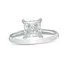 Thumbnail Image 1 of 1-1/2 CT. Certified Princess-Cut Lab-Grown Diamond Solitaire Engagement Ring in 14K White Gold (F/VS2)