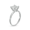 Thumbnail Image 2 of 1-1/2 CT. Certified Princess-Cut Lab-Created Diamond Solitaire Engagement Ring in 14K White Gold (F/VS2)