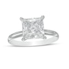 Thumbnail Image 1 of 3 CT. Certified Princess-Cut Lab-Grown Diamond Solitaire Engagement Ring in 14K White Gold (F/VS2)