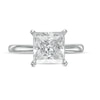 Thumbnail Image 4 of 3 CT. Certified Princess-Cut Lab-Grown Diamond Solitaire Engagement Ring in 14K White Gold (F/VS2)