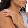 Thumbnail Image 2 of 3 CT. Certified Emerald-Cut Lab-Grown Diamond Solitaire Engagement Ring in 14K White Gold (F/VS2)