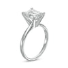 Thumbnail Image 3 of 3 CT. Certified Emerald-Cut Lab-Grown Diamond Solitaire Engagement Ring in 14K White Gold (F/VS2)
