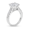 Thumbnail Image 1 of 2 CT. T.W. Diamond Oval Frame Engagement Ring in 14K White Gold