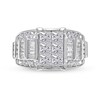 Thumbnail Image 3 of 3 CT. T.W. Composite Princess-Cut Diamond Rectangular Engagement Ring in 14K Gold
