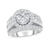 Thumbnail Image 0 of 3 CT. T.W. Composite Diamond Frame Engagement Ring in 14K White Gold