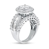 Thumbnail Image 1 of 3 CT. T.W. Composite Diamond Frame Engagement Ring in 14K White Gold