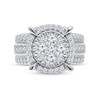 Thumbnail Image 3 of 2 CT. T.W. Composite Diamond Frame Engagement Ring in 14K White Gold
