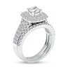Thumbnail Image 1 of 2 CT. T.W. Diamond Frame Engagement Ring in 14K White Gold