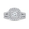 Thumbnail Image 2 of 2 CT. T.W. Diamond Frame Engagement Ring in 14K White Gold