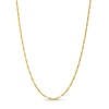 Thumbnail Image 1 of 1.58mm Adjustable Diamond-Cut Rope Chain Necklace in Solid 14K Gold - 22"