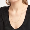 Thumbnail Image 2 of 1.58mm Adjustable Diamond-Cut Rope Chain Necklace in Solid 14K Gold - 22"