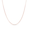 Thumbnail Image 1 of 0.90mm Box Chain Necklace in Solid 14K Rose Gold - 18"