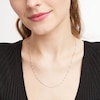Thumbnail Image 2 of 0.90mm Box Chain Necklace in Solid 14K White Gold - 20"