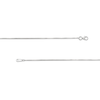 Thumbnail Image 3 of 0.90mm Box Chain Necklace in Solid 14K White Gold - 20"