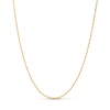 Thumbnail Image 1 of 1.0mm Adjustable Singapore Chain Necklace in Solid 14K Gold - 22"