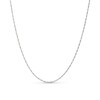 Thumbnail Image 1 of 1.0mm Adjustable Singapore Chain Necklace in Solid 14K White Gold - 22"