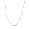 Thumbnail Image 0 of 1.0mm Adjustable Singapore Chain Necklace in Solid 14K Rose Gold - 22"