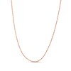 Thumbnail Image 1 of 1.0mm Adjustable Singapore Chain Necklace in Solid 14K Rose Gold - 22"