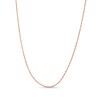 Thumbnail Image 0 of 1.0mm Adjustable Singapore Chain Necklace in Solid 14K Rose Gold - 22"