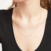 Thumbnail Image 1 of 1.0mm Adjustable Singapore Chain Necklace in Solid 14K Rose Gold - 22"
