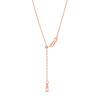 Thumbnail Image 2 of 1.0mm Adjustable Singapore Chain Necklace in Solid 14K Rose Gold - 22"