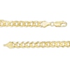 Thumbnail Image 3 of 7.4mm Curb Chain Necklace in Solid 10K Gold - 24"