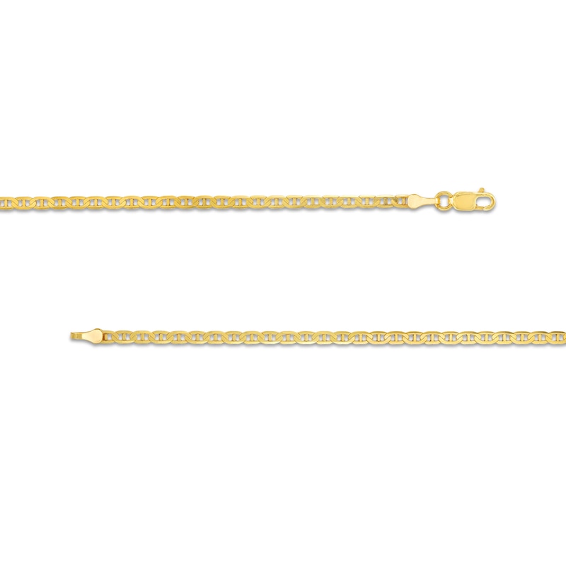 Main Image 3 of 2.4mm Mariner Chain Necklace in Solid 14K Gold - 18"