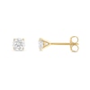 Thumbnail Image 1 of 1/5 CT. T.W. Diamond Solitaire Stud Earrings in 14K Gold (J/I3)