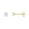 Thumbnail Image 2 of 1/5 CT. T.W. Diamond Solitaire Stud Earrings in 14K Gold (J/I3)