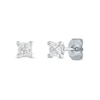 Thumbnail Image 1 of 1/5 CT. T.W. Princess-Cut Diamond Solitaire Stud Earrings in 14K White Gold (J/I3)