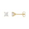 Thumbnail Image 1 of 3/8 CT. T.W. Princess-Cut Diamond Solitaire Stud Earrings in 14K Gold (J/I3)