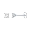 Thumbnail Image 1 of 3/4 CT. T.W. Princess-Cut Diamond Solitaire Stud Earrings in 14K White Gold (J/I3)