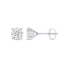Thumbnail Image 1 of 2 CT. T.W. Diamond Solitaire Stud Earrings in 14K White Gold (J/I2)