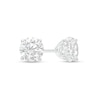 Thumbnail Image 1 of 1 CT. T.W. Diamond Solitaire Stud Earrings in 14K White Gold (J/I2)