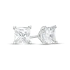 Thumbnail Image 0 of 1 CT. T.W. Princess-Cut Diamond Solitaire Stud Earrings in 14K White Gold (J/I2)
