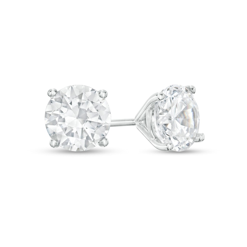 Main Image 1 of 1-1/2 CT. T.W. Diamond Solitaire Stud Earrings in 14K White Gold (J/I2)