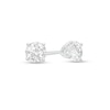 Thumbnail Image 0 of 1/2 CT. T.W. Certified Diamond Solitaire Stud Earrings in 14K White Gold (I/I1)