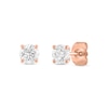 Thumbnail Image 1 of 1/5 CT. T.W. Diamond Solitaire Stud Earrings in 14K Rose Gold