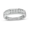 Thumbnail Image 0 of Men's 1/10 CT. T.W. Diamond Eleven Stone Wedding Band in Sterling Silver