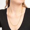 Thumbnail Image 1 of 3.0mm Diamond-Cut Round Box Chain Necklace in Hollow 10K Gold - 22"