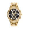 Thumbnail Image 2 of Men's Citizen Eco-Drive® Nighthawk Crystal Accent Gold-Tone Chronograph Watch and Bracelet Box Set (Model: FB3002-61E)